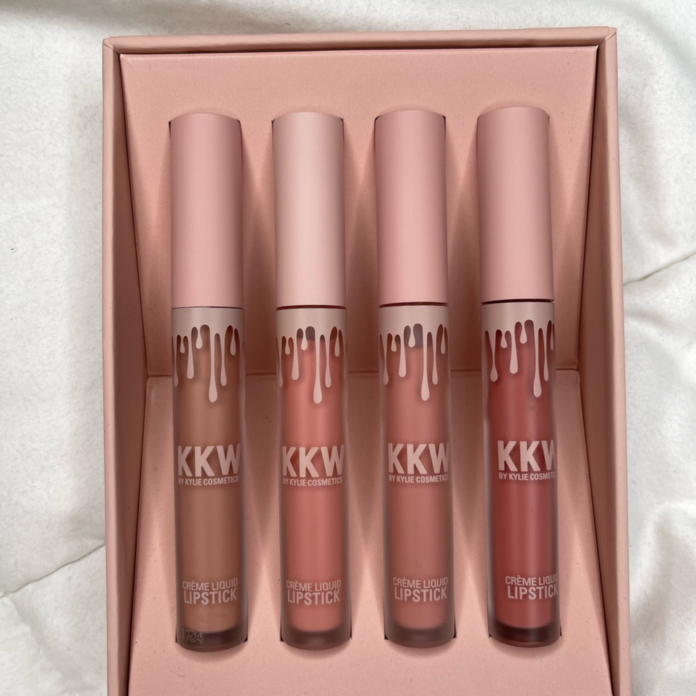 New Unused Kylie Cosmetics x KKW Crème Liquid Lipstick Set